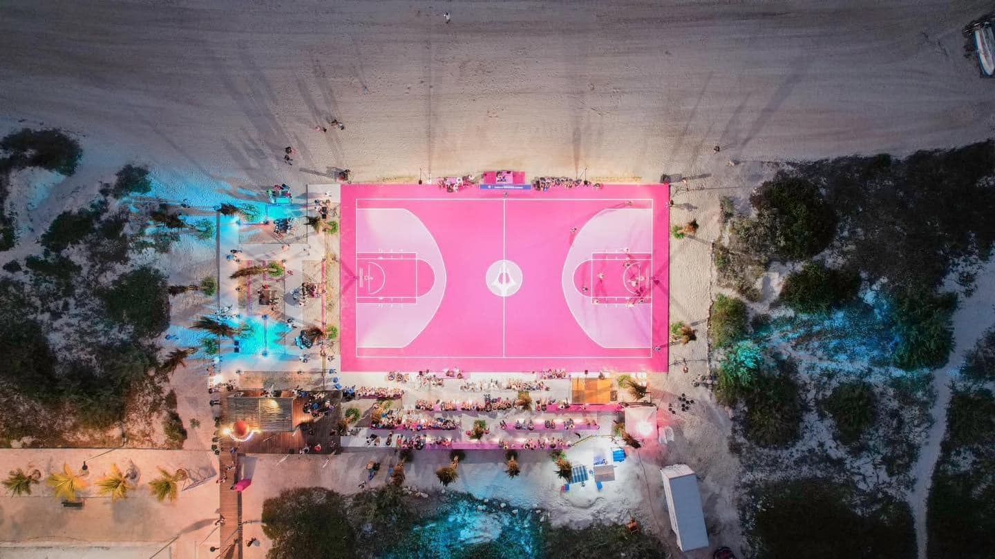 “Poseidon” la nueva Cancha Rosa al pie de la playa en Yucatán