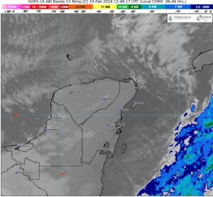 Pronostican clima cálido para la Península de Yucatán