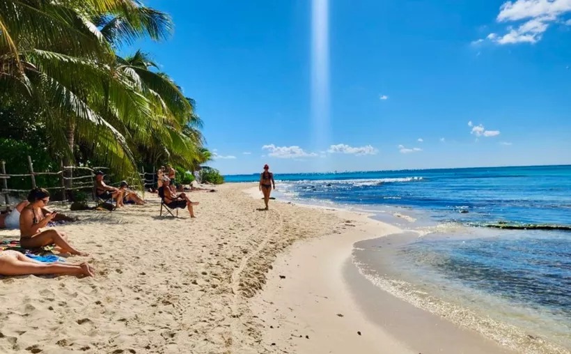 Descartan alta llegada de sargazo para los siguientes días en Playa del Carmen.