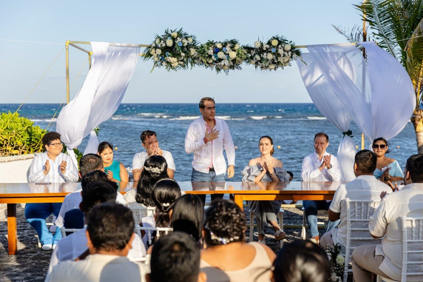 SÍ ACEPTO: Bodas Colectivas en Tulum reúne a 40 parejas en el día Amor y la Amistad