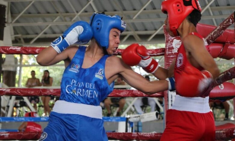 Cumplen con éxito boxeadores quintanarroenses en los Juegos Deportivos Estatales 2024