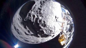 Módulo Odiseo envía sus primeras imágenes desde la Luna