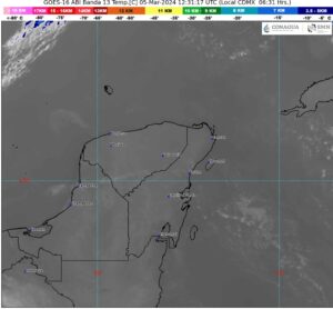 Pronostican clima templado y caluroso para Quintana Roo