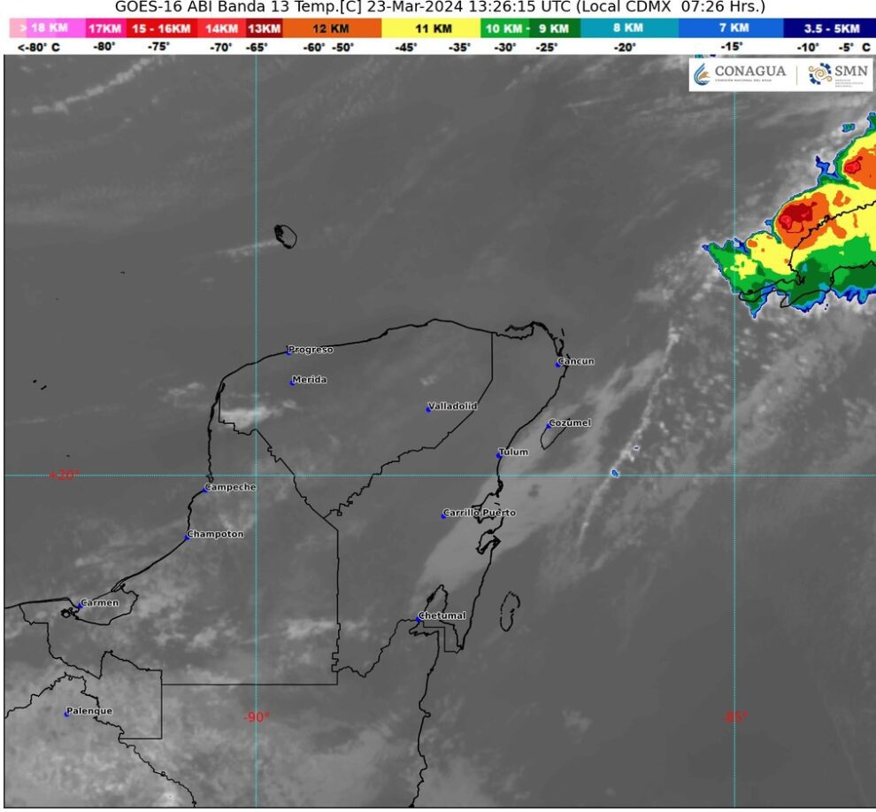 FRENTE FRÍO 41 RECORRERÁ LA PENÍNSULA DE YUCATÁN