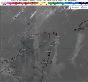 PRONOSTICAN LLUVIAS FUERTES PARA QUINTANA ROO Y YUCATÁN