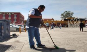 Pueblo Mágico de Cholula, bañado con ceniza del Popocatépetl.