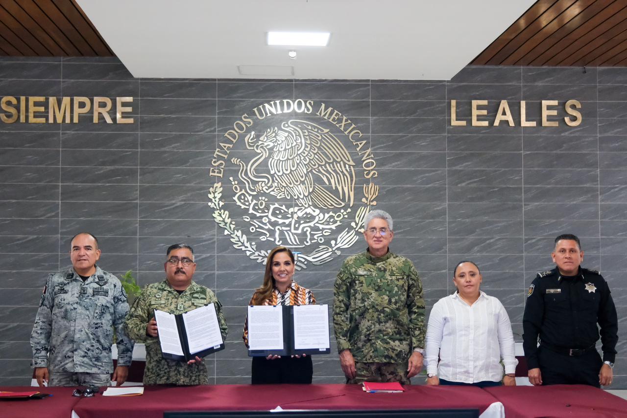 Firma Gobierno de Quintana Roo convenio con SEDENA en reconocimiento a sus servicios