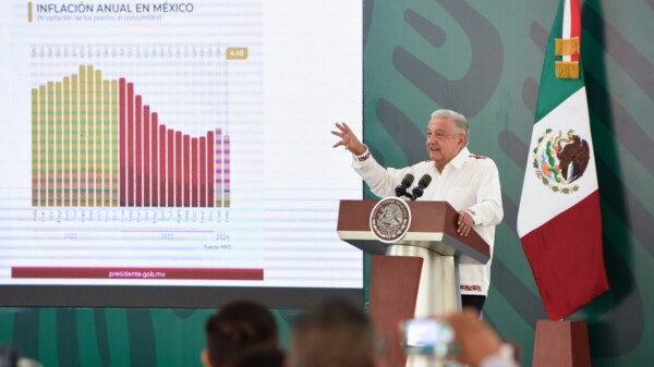 Inflación anual bajó a 4.40 por ciento en febrero: AMLO