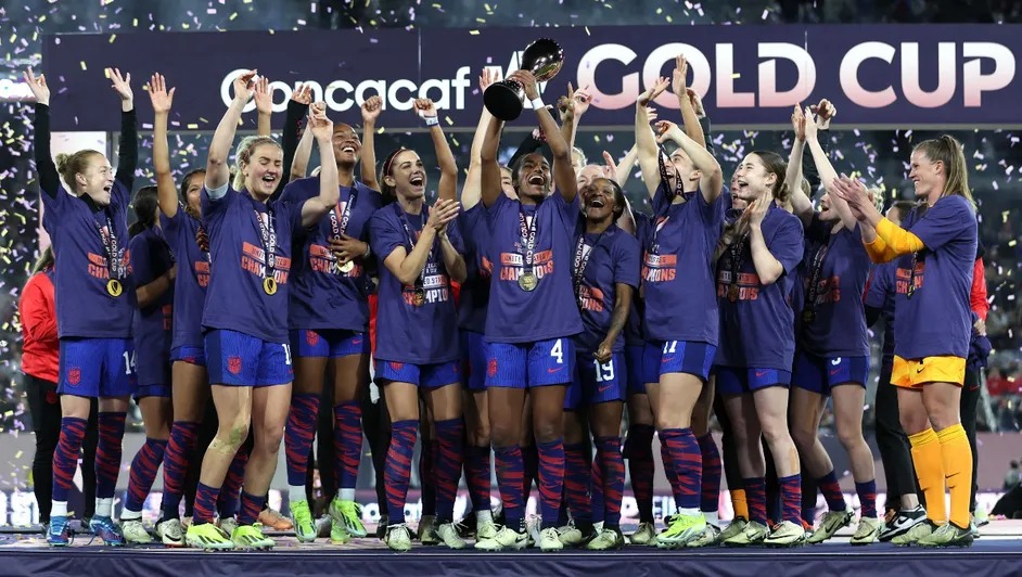 Estados Unidos, campeonas de la primera Copa Oro W tras vencer a Brasil