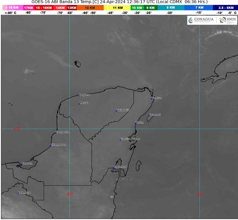 Pronostican cielo despejado a parcialmente nublado con posibilidad de lluvias aisladas