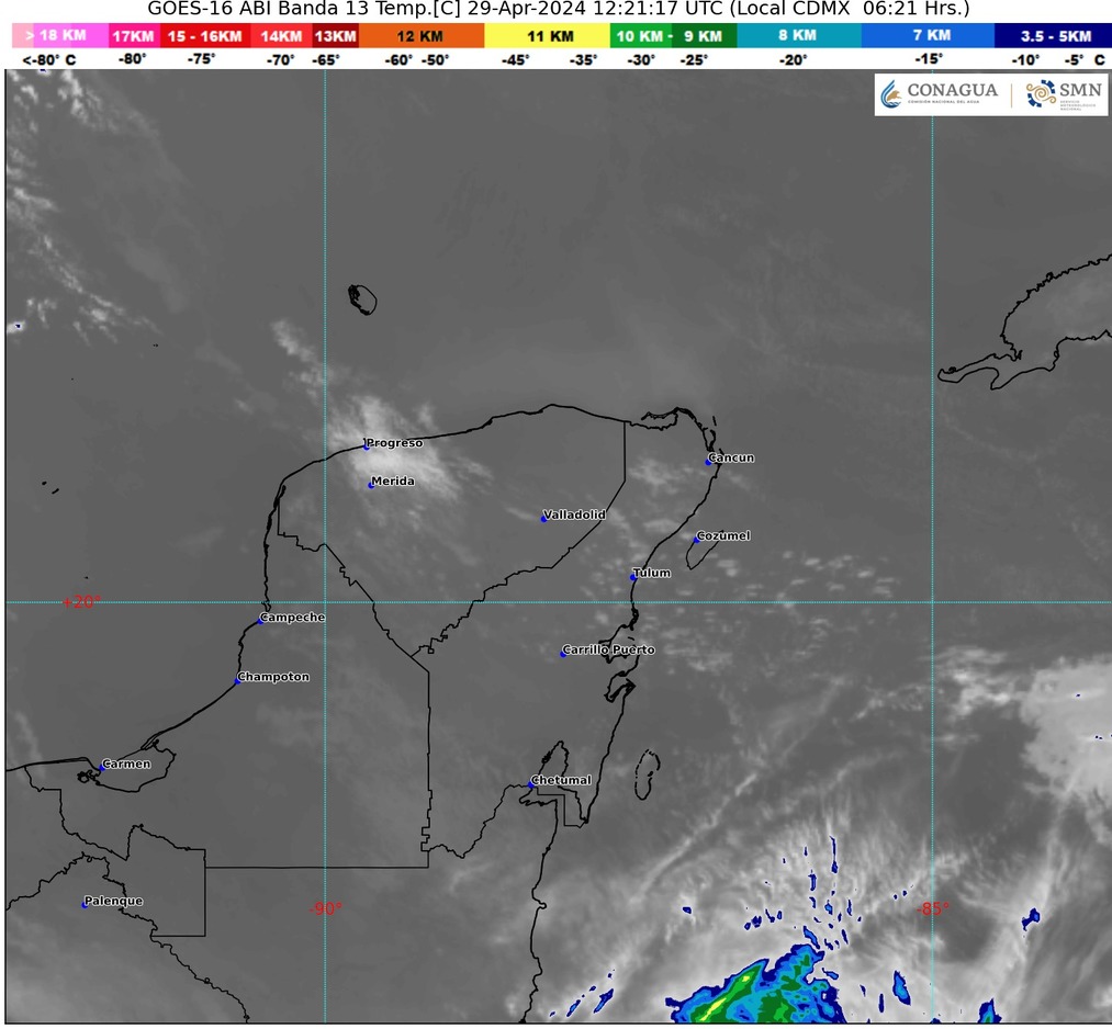 PRONOSTICAN LLUVIAS Y CHUBASCOS EN EL NOROTE Y SURESTE DE MÉXICO