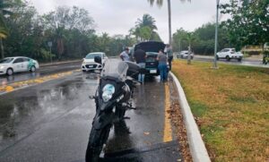 Operativos y recomendaciones por las lluvias a conductores en Cancún