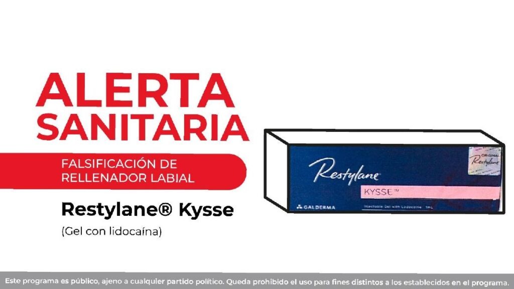 Cofepris alerta sobre falsificación de Restylane Kysse para labios: ¿cómo identificarlo?