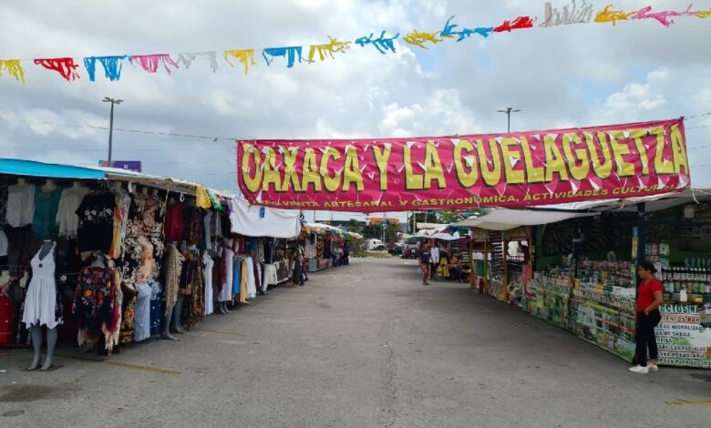 Se extiende la caravana de la Guelaguetza en Cancún, estarán hasta el 26 de mayo