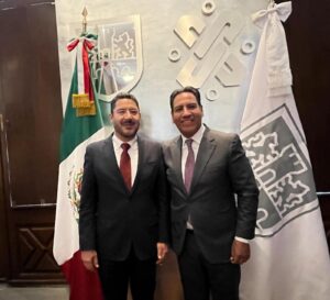 Eduardo Ramírez se reúne con el Jefe de Gobierno de la CDMX