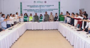 Se instala el Consejo Municipal de Protección Civil en Puerto Morelos