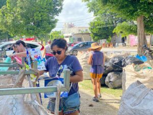 Impulsan la participación ciudadana, en las jornadas del reciclató  en Puerto Morelos