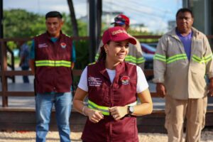 SupervisaAana Paty Peralta nuevo pozo de absorción en inmediaciones de Avenida Huayacán