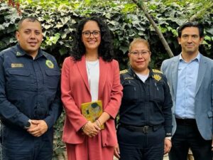 Gabriela Osorio reconoce a los policías de Tlalpan en el marco del Día del Policía