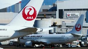 Japan Airlines retrasó todos su vuelos