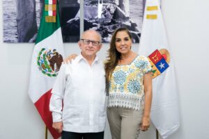 Revisan Mara Lezama y director del INAH, Diego Prieto, alcances de PROMEZA en Quintana Roo