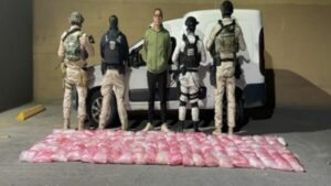 Detienen a sujeto con más de 100 kilogramos de metanfetamina en Baja California