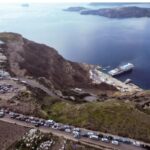 Abandonan isla por ola de temblores en Santorini, Grecia