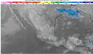 Lloverá en el oriente, centro, sur y sureste de México, incluida la península de Yucatán