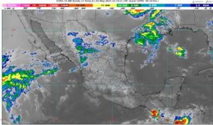 Frente frío ocasionara lluvias y vientos fuertes en el norte de México