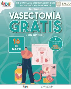 DIF Cuautla realizará jornada gratuita de vasectomías sin bisturí