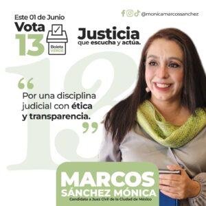 Mónica Marcos Sánchez propone una justicia civil con ética sensibilidad y enfoque humano